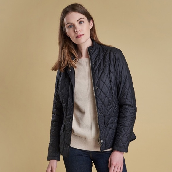 Barbour Jackets & Blazers - Barbour Flyweight Calvary Quilted Black Jacket 10